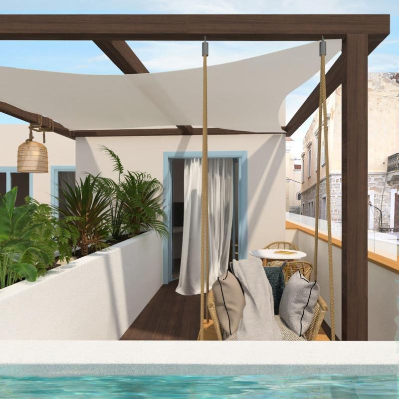 Shapes Luxury Suites Ermoupoli Buitenkant foto